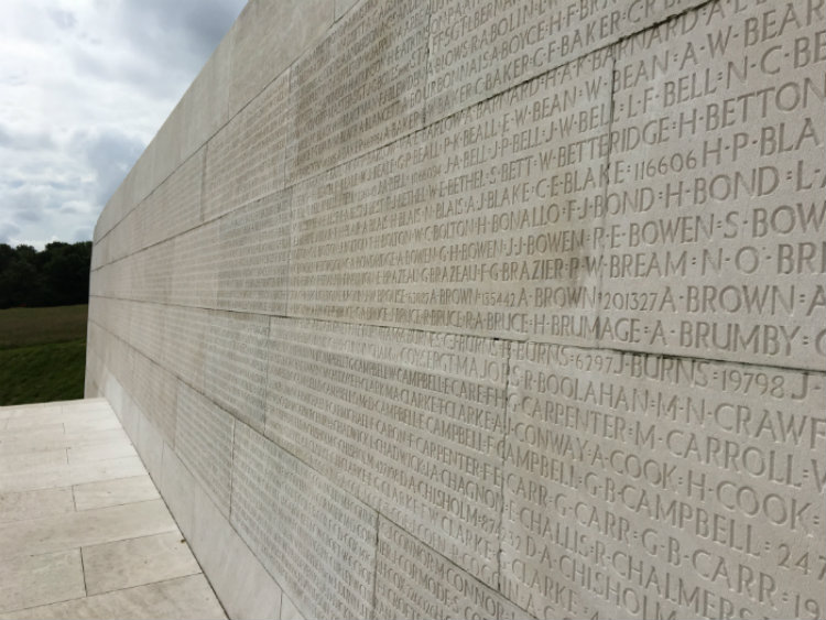 Vimy Ridge Memorial is one WW1 battle commemeration in France.